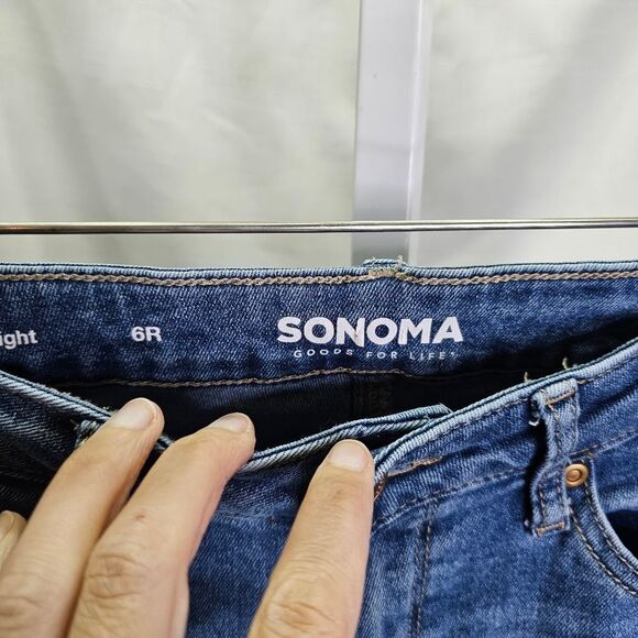 Sonoma Curvy Straight Leg Jeans Size 6 - Picture 5 of 9
